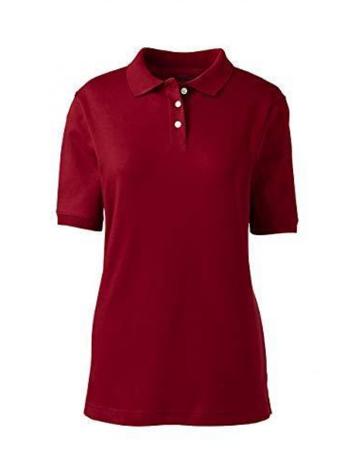 School Uniform Women's Short Sleeve Interlock Polo Shirt  