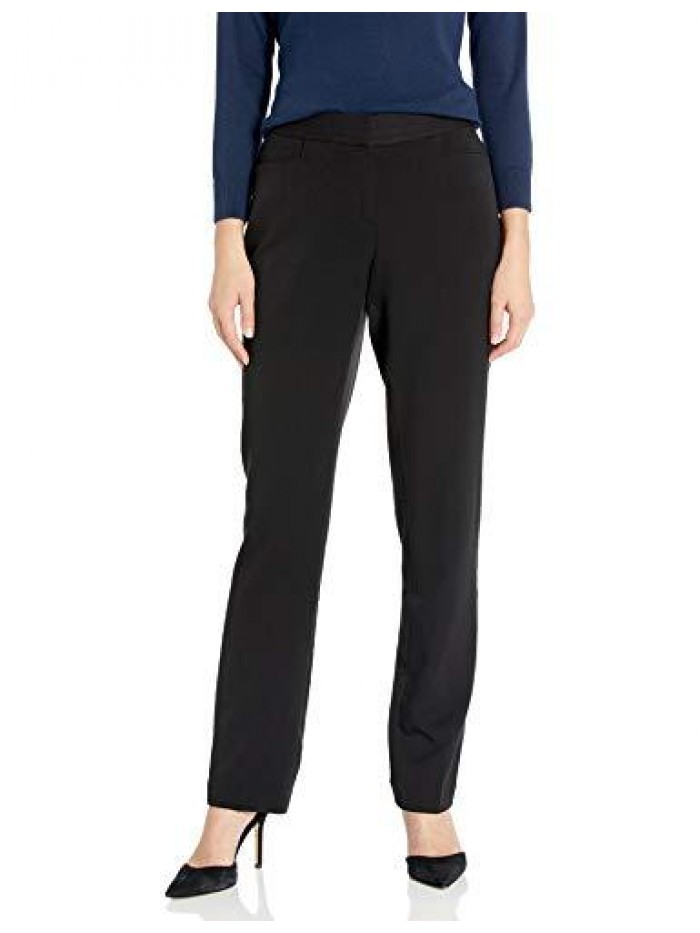 Women's Curvy Fit Gabardine Slim Leg Pant 