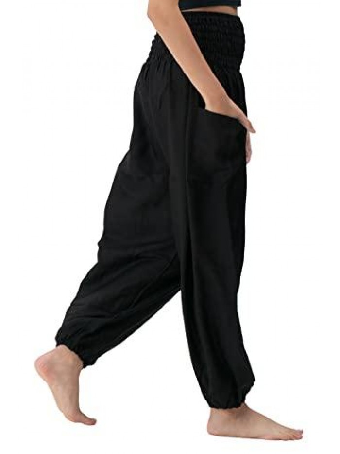 BANGKOK PANTS Harem Pants Women Boho Clothes with Pockets 