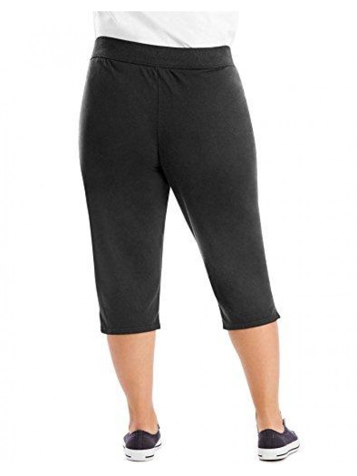 My Size Women's French Terry Capri 