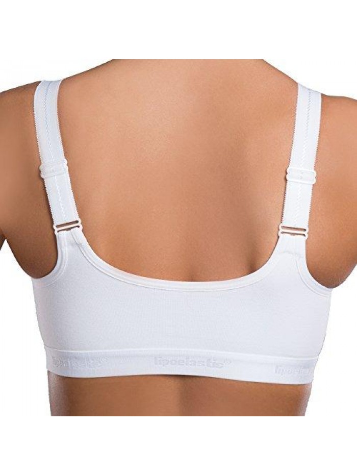 PI Active - Medical Post Surgery Cotton Bra - Front Closure & Seamless Cups 