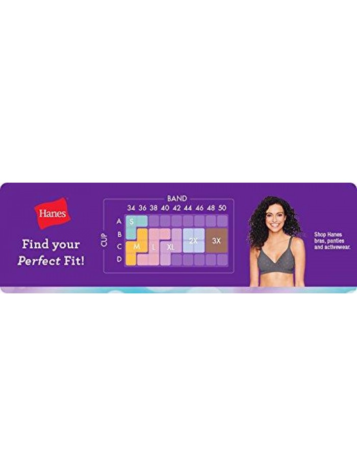 Women's SmoothTec ComfortFlex Fit Wirefree Bra MHG796 