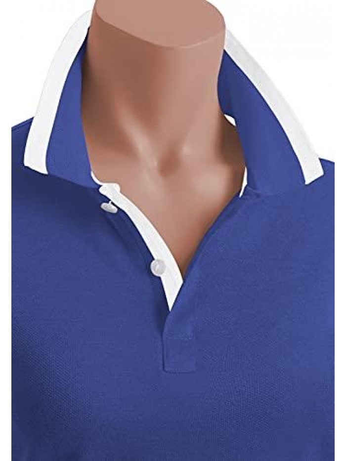 Women's Casual Short Sleeve PK Polo Shirts 