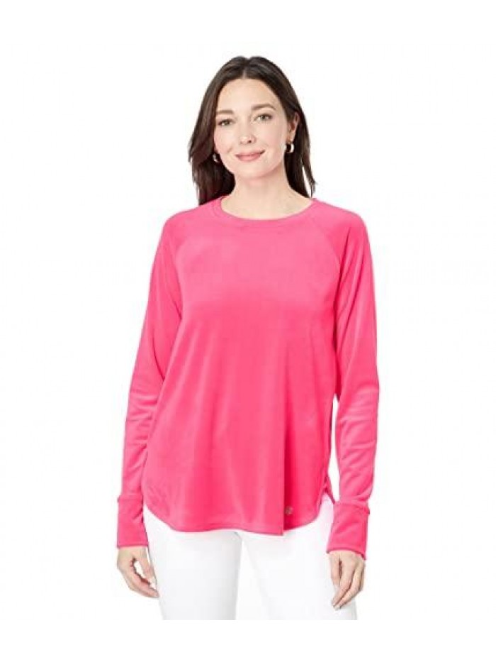 Pulitzer womens Blythe Velour Pullover 