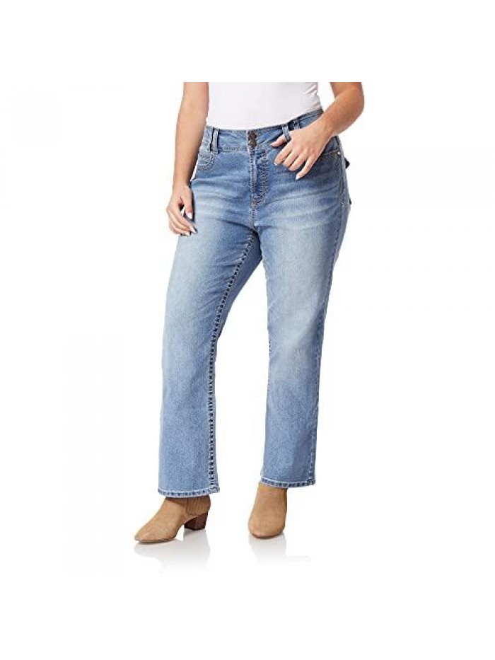 Women's Plus Size Instastretch Luscious Curvy Bootcut Jeans 