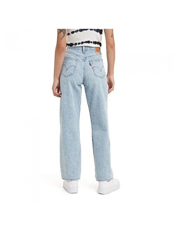 Women's High Waisted Straight Jeans 