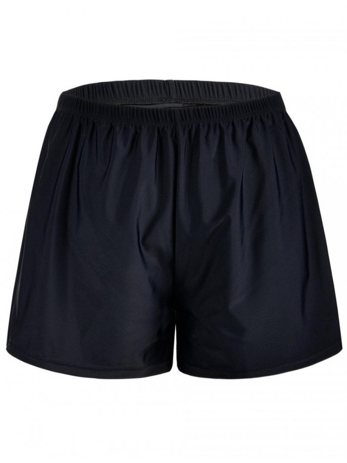 Women's Swim Board Shorts Sport Boyleg Trunk Swimwear Bottom 