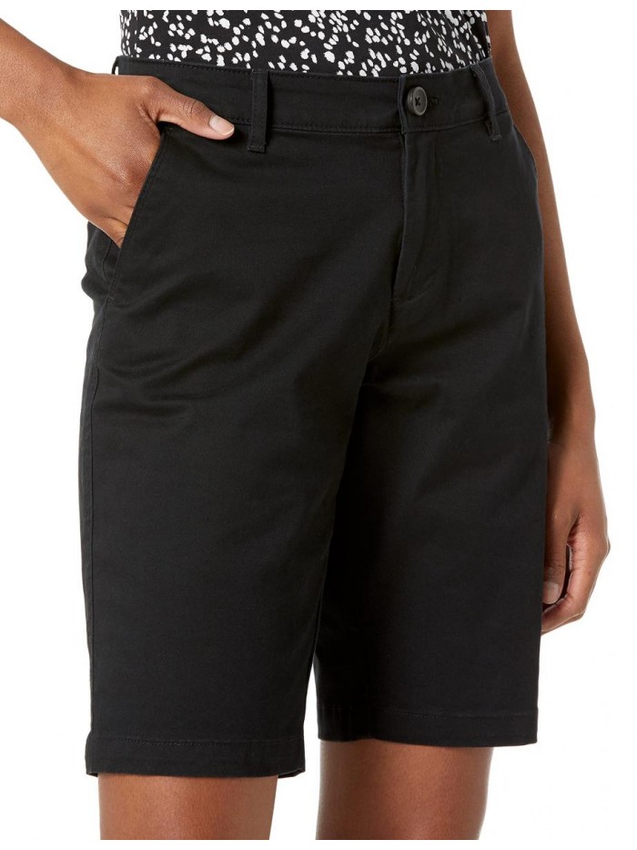 Women's 10 Inch Inseam Bermuda Chino Short  