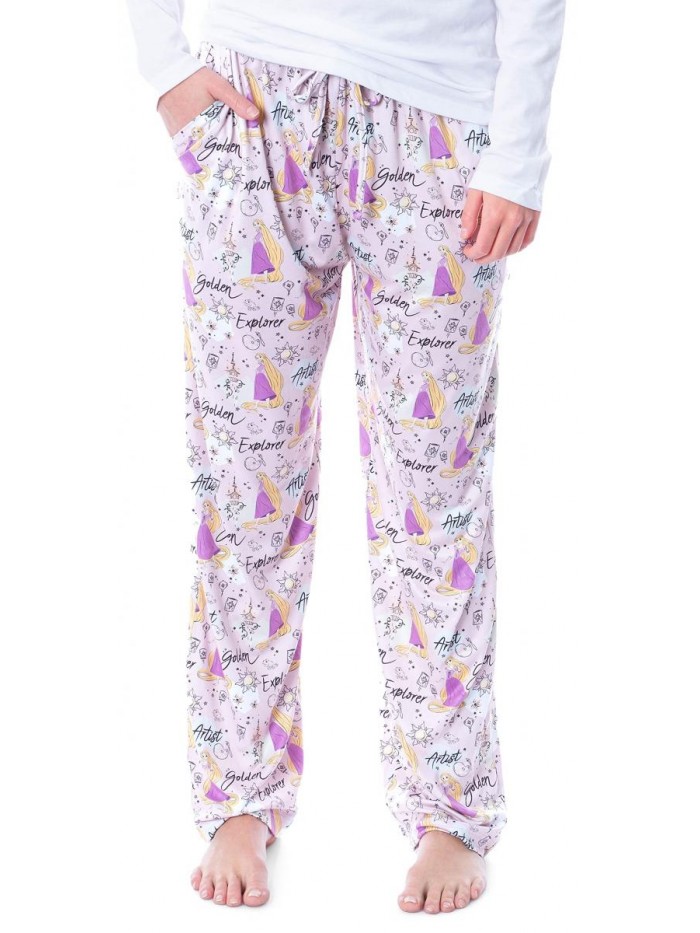 Princess Rapunzel Tangled Womens Super Soft Loungewear Pajama Pants 