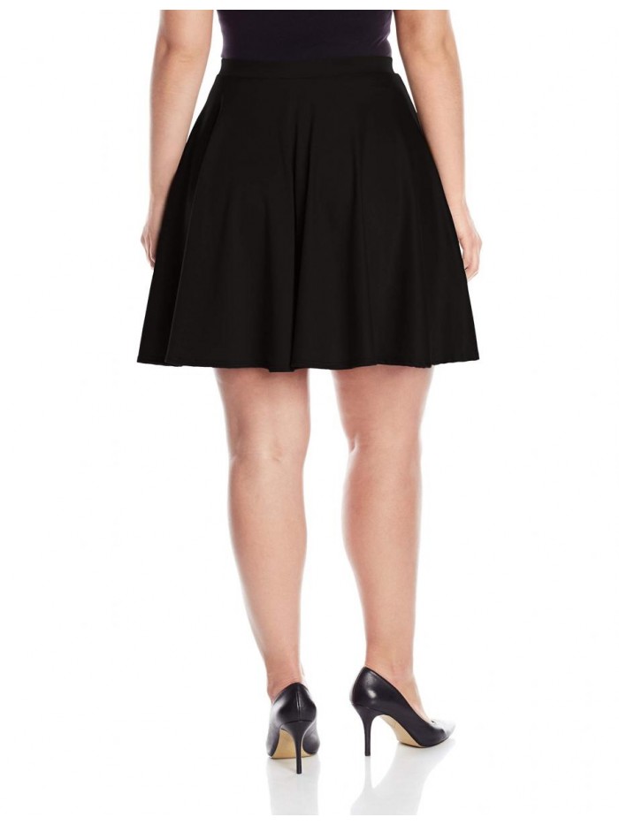 Vixen Women's Plus-Size Short Skater Skirt 