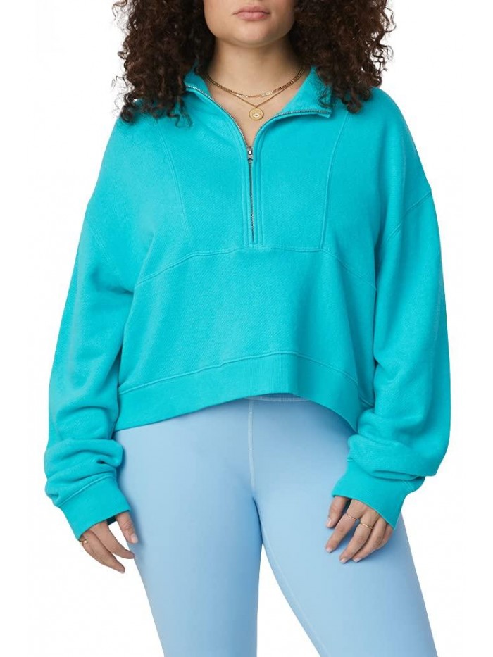 x Sincerely Jules The Holly Half Zip Sweatshirt 