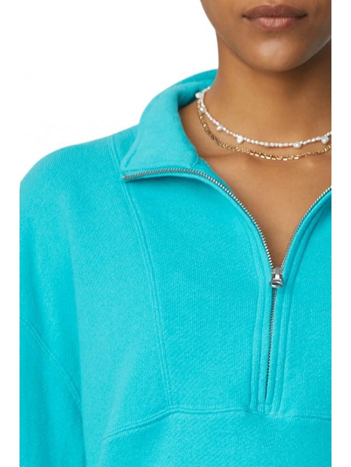 x Sincerely Jules The Holly Half Zip Sweatshirt 