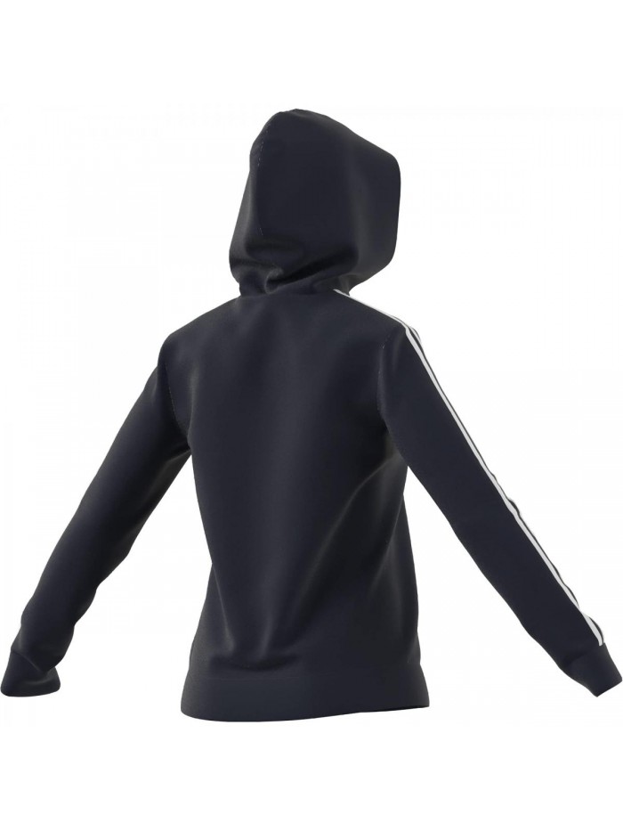 Women's Essentials Single Jersey 3-Stripes Full-Zip Hoodie 