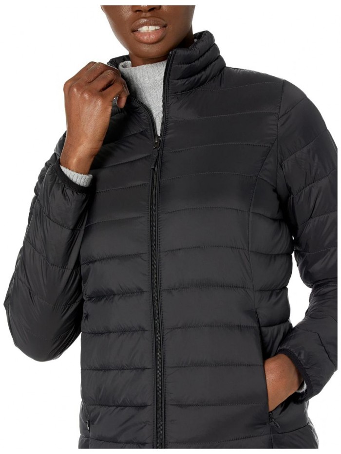 Women's Plus Size Packable Puffer Jacket  