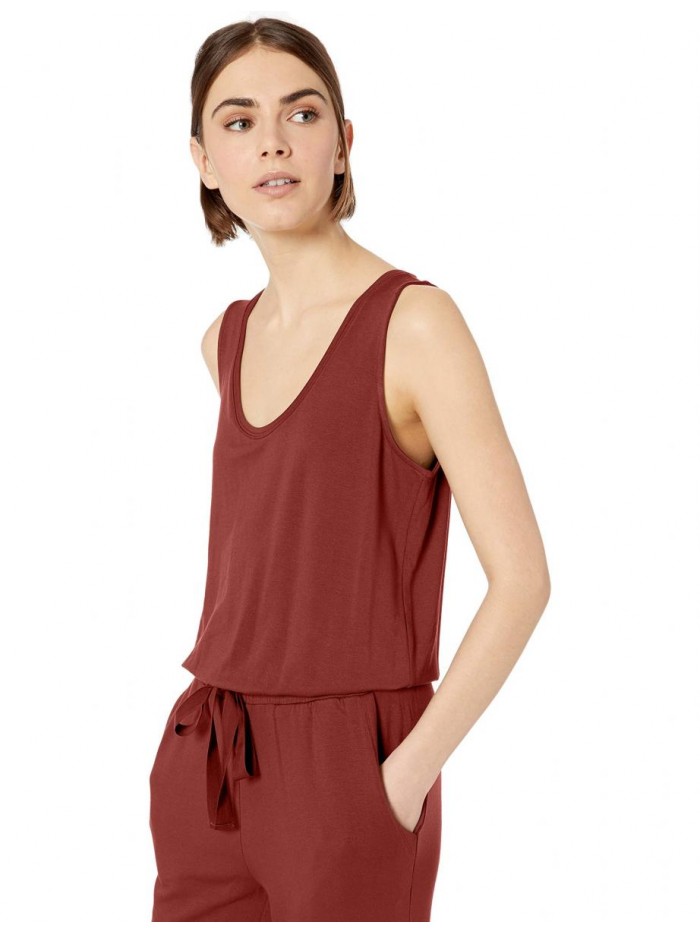 Ritual Women's Supersoft Terry Sleeveless Scoopneck Jumpsuit 