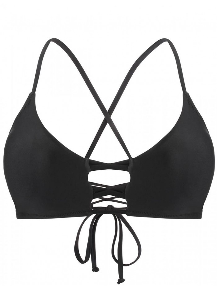 Women's Strappy Triangle Bikini Top for Women 