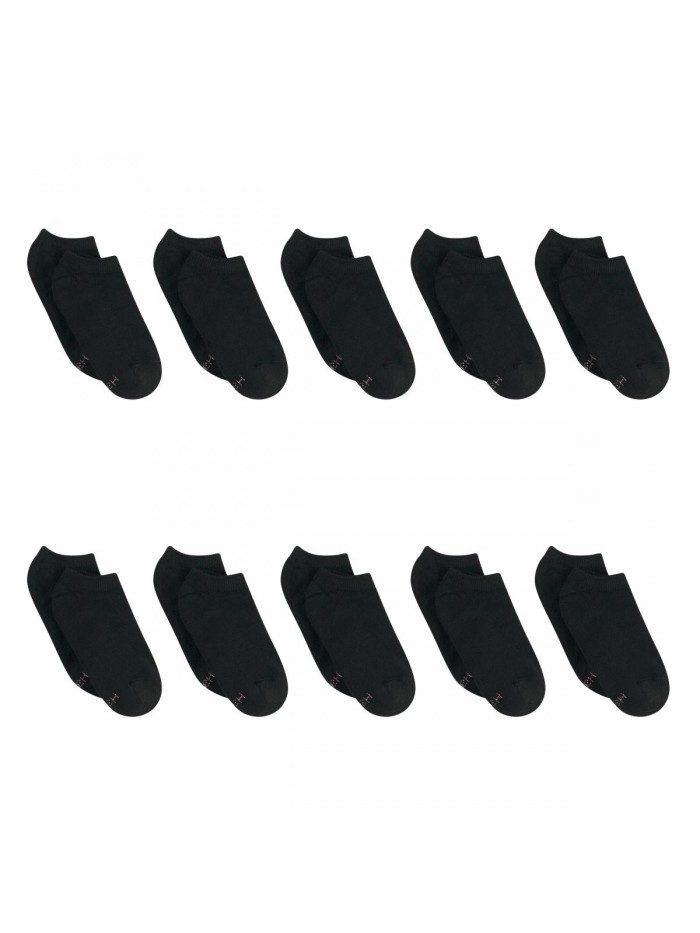 womens 10-pair Value Pack No Show fashion liner socks 