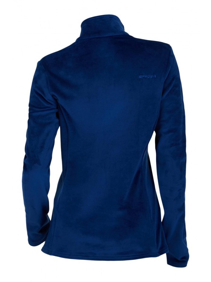 Spyder Women's Shimmer Bug Long Sleeve Half Zip T-Neck Fleece Top