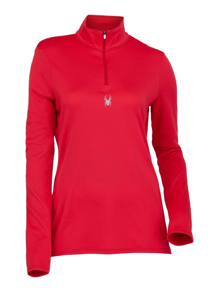 Spyder Women's Tempting Long Sleeve Half Zip T-Neck Top