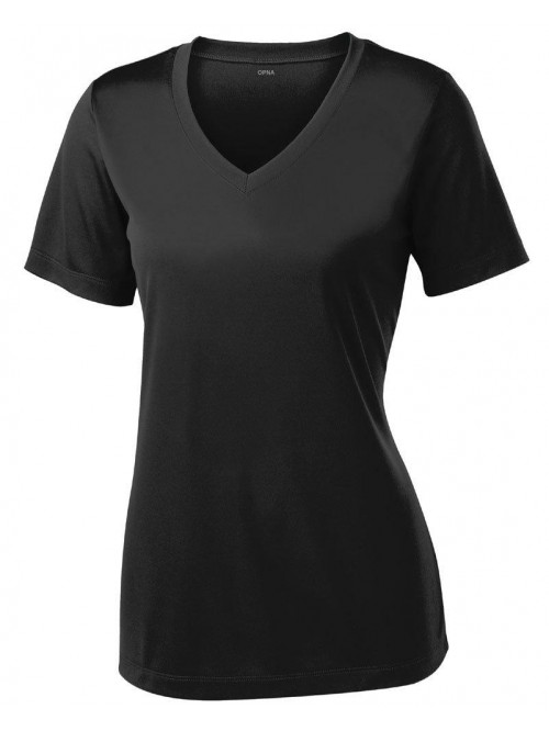 Women's Short Sleeve Moisture Wicking Athletic Shi...