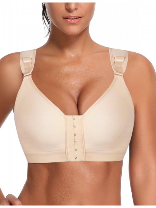 Women Post-Surgery Front Closure Sports Bra 