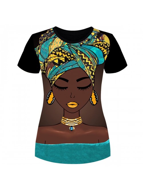 Melanin Girls Natural Hair Graphic Tees for Women ...