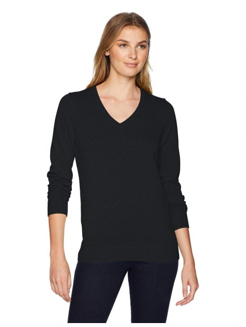 Women's Classic Fit Lightweight Long-Sleeve V-Neck...