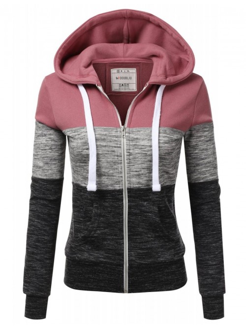 Lightweight Thin Zip-Up Hoodie Jacket for Women wi...