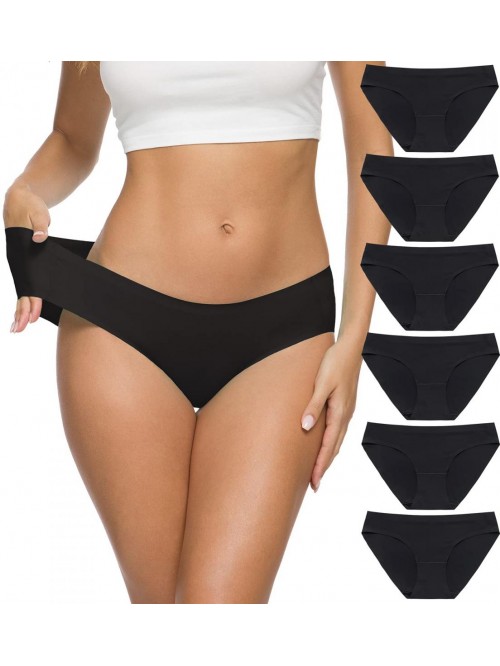 Women’s Seamless Hipster Underwear No Show Panti...