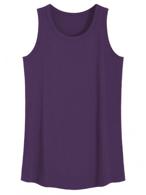 Women's Bamboo Viscose Sleep Tank Top Sleeveless P...