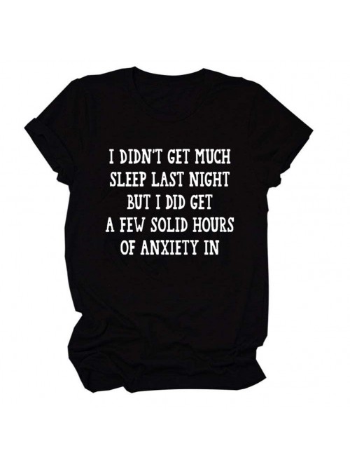 Didn't Get Much Sleep Last Night Tee,Women's Funny...