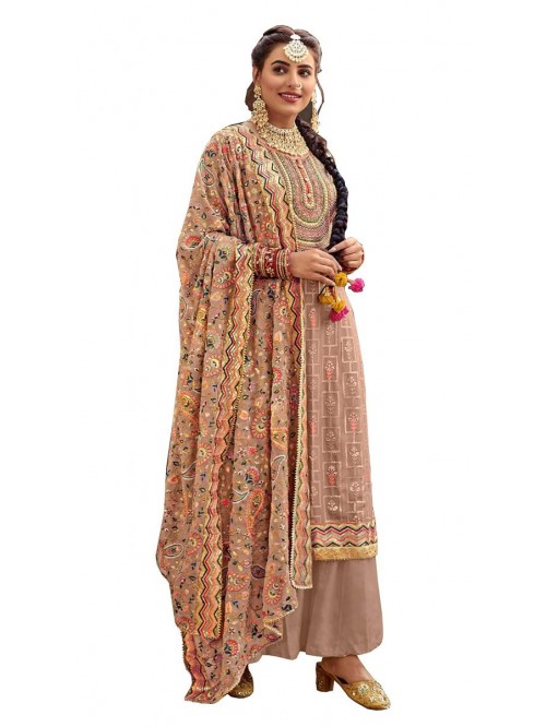 ready to wear pakistani Georgette embroidered pala...