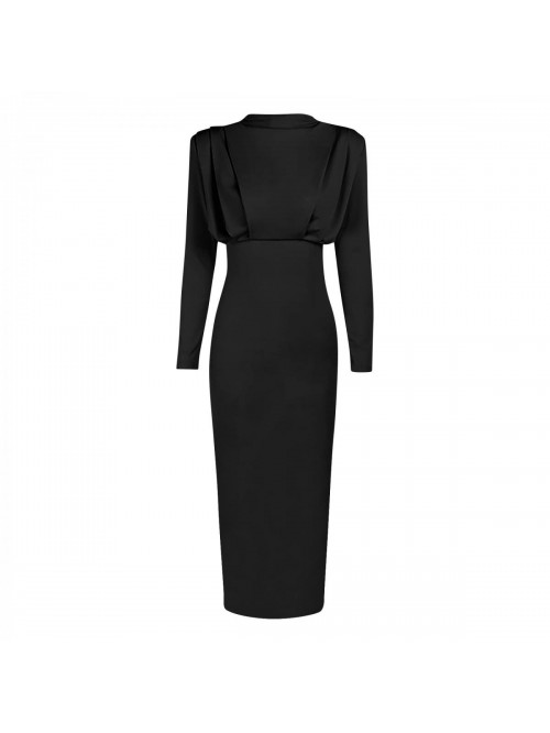 Women Sexy Dresses Elegant Bodycon Long Sleeve Str...