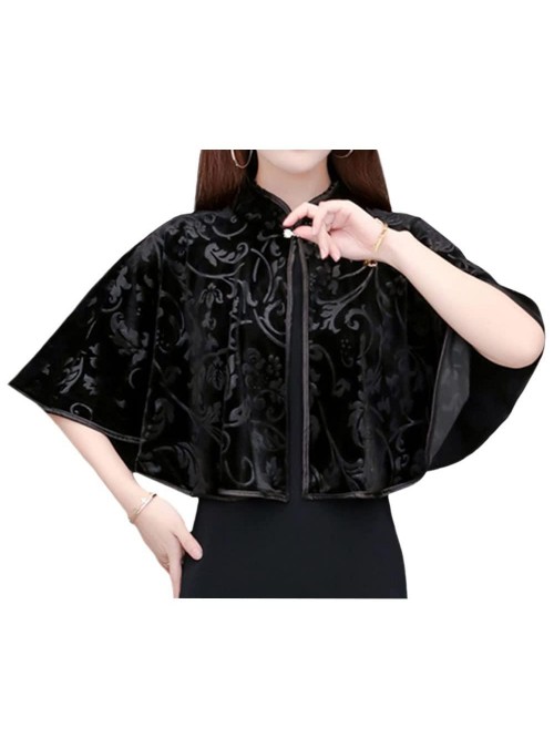 Dress Cheongsam Cloak Wrap Cape Shrug Cardigan Vel...