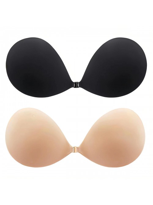 Strapless Adhesive Bra Push Up Sticky Bra Invisibl...