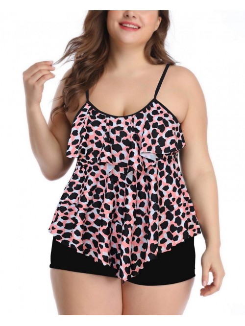 Women Plus Size Tankini Swimsuits Tummy Control 2 ...