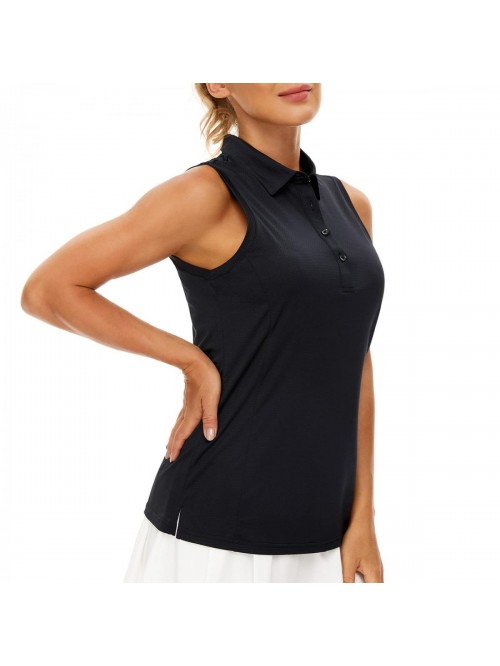 Women's Sleeveless Golf Polo Shirts UPF 50+ Dry Fi...