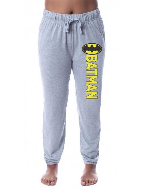 Comics Womens' Batman Classic Bat Logo Sleep Jogge...