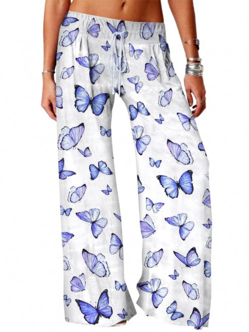 Pajama Pants Women Comfy Casual Cute Dog Butterfly...