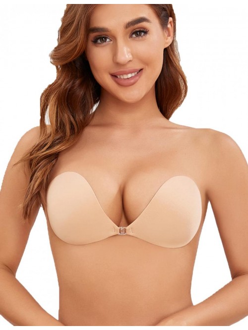 Strapless Adhesive Bra Push Up Sticky Bra Invisibl...