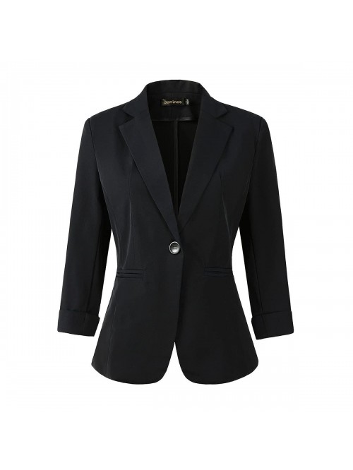 3/4 Sleeve Lightweight Office Work Suit Jacket Boy...