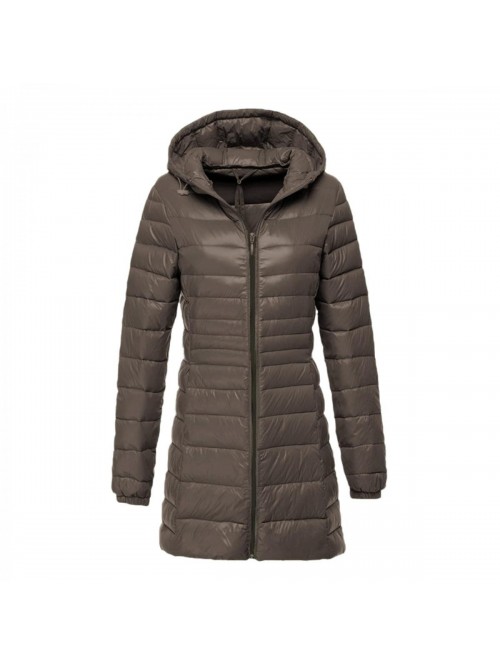 Women's Jacket Long Ultra Light Down Jacket Women ...