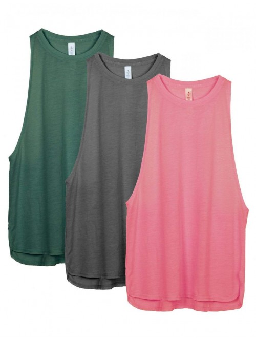 icyzone Workout Tank Tops for Women - Running Musc...