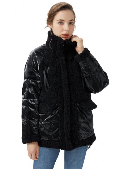 Orolay Women's Fleece Mid length Winter Down Jacke...